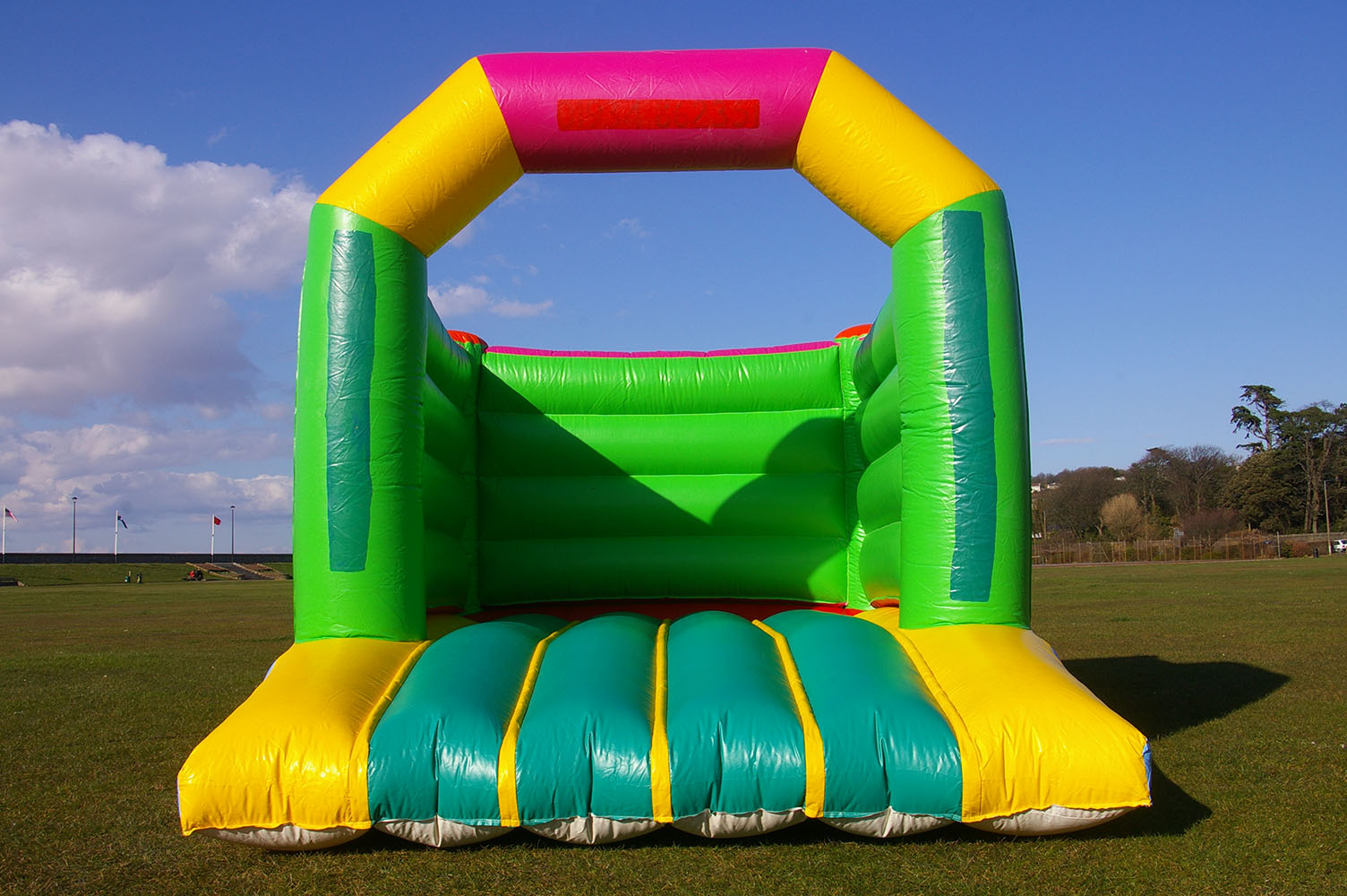 This is one of our smaller bouncy castles which is ideal for smaller gardens or halls. It's super bouncy and customisable with banners to give your event a special theme. Suitable for children up to 11 years.